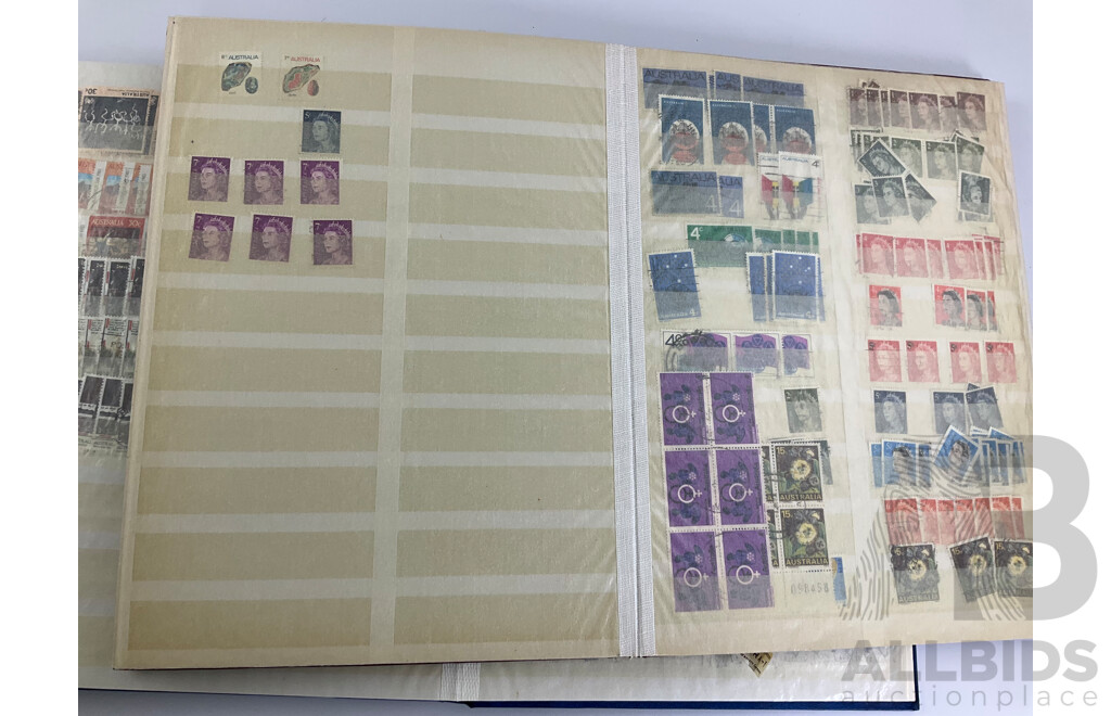 Three Albums of International Antique/Vintage Stamps Including India/Pakistan Over Prints, France, Sierra Leone, Netherlands, South Africa, Australian Predecimal and More