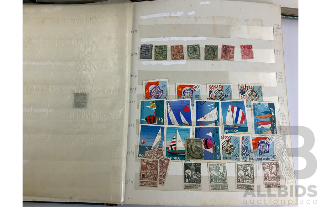 Collection of Antique/Vintage Mint and Cancelled Stamps Including Netherlands, China, Germany, France, Yugoslavia, Liberia, Poland, Magyar