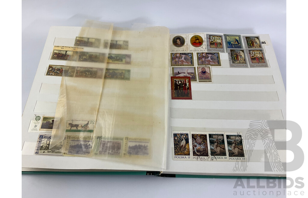Collection of Antique/Vintage Mint and Cancelled Stamps Including Netherlands, China, Germany, France, Yugoslavia, Liberia, Poland, Magyar