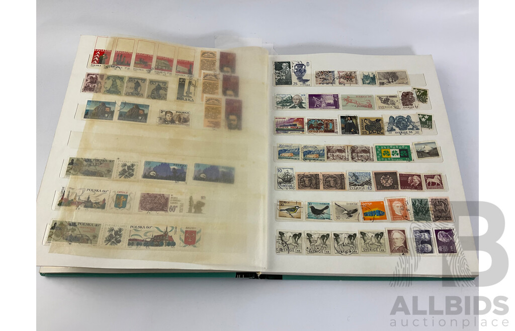 Collection of Antique/Vintage Mint and Cancelled Stamps Including Netherlands, China, Germany, France, Yugoslavia, Liberia, Poland, Magyar