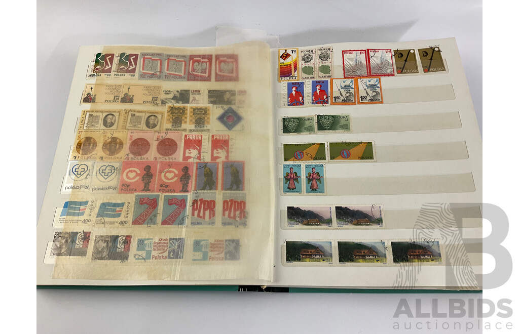 Collection of Antique/Vintage Mint and Cancelled Stamps Including Netherlands, China, Germany, France, Yugoslavia, Liberia, Poland, Magyar