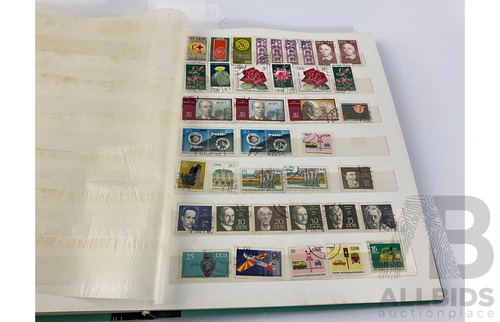 Collection of Antique/Vintage Mint and Cancelled Stamps Including Netherlands, China, Germany, France, Yugoslavia, Liberia, Poland, Magyar