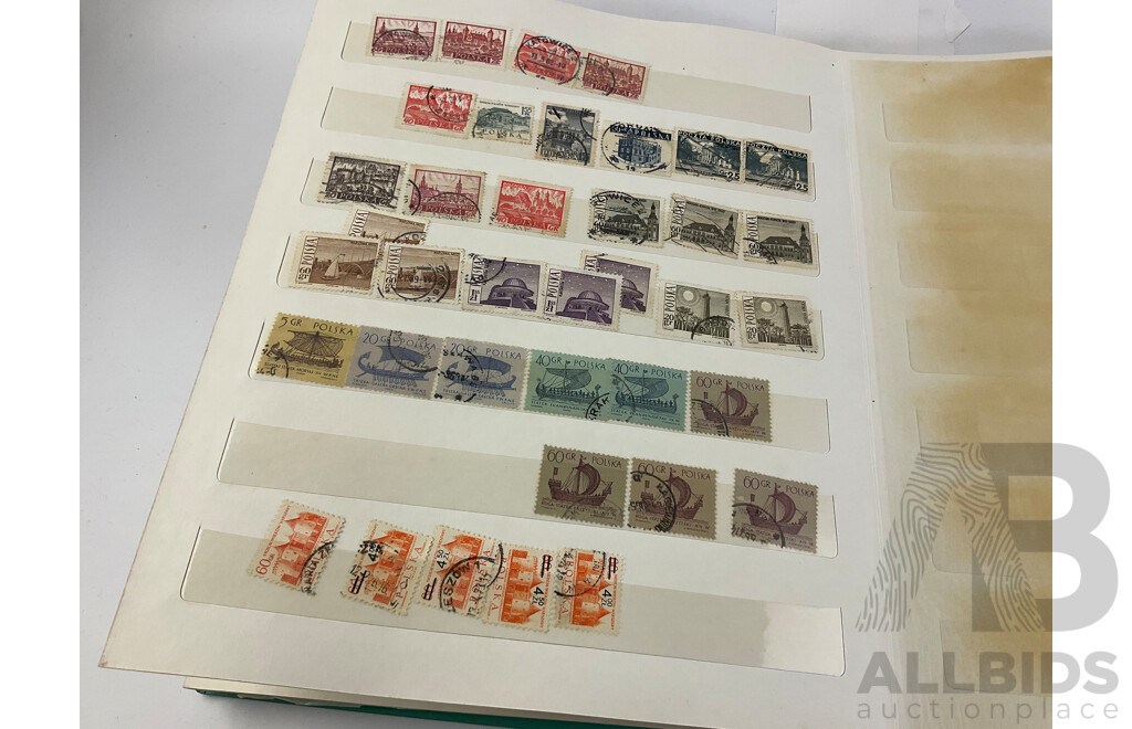 Collection of Antique/Vintage Mint and Cancelled Stamps Including Netherlands, China, Germany, France, Yugoslavia, Liberia, Poland, Magyar