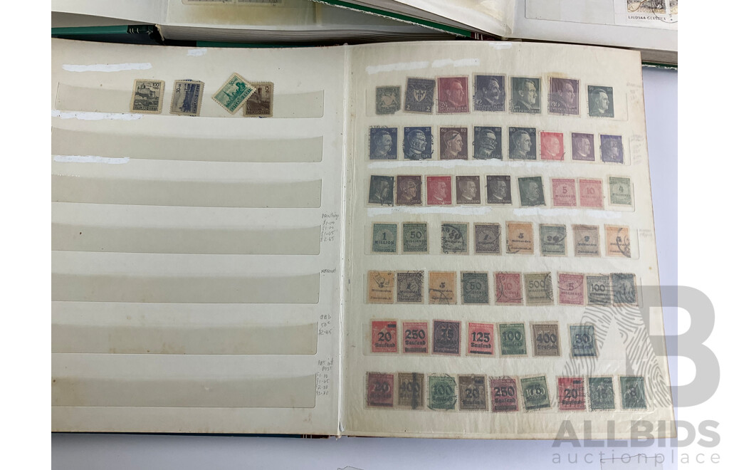 Collection of Antique/Vintage Mint and Cancelled Stamps Including Netherlands, China, Germany, France, Yugoslavia, Liberia, Poland, Magyar