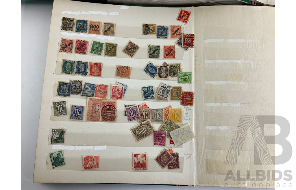 Collection of Antique/Vintage Mint and Cancelled Stamps Including Netherlands, China, Germany, France, Yugoslavia, Liberia, Poland, Magyar