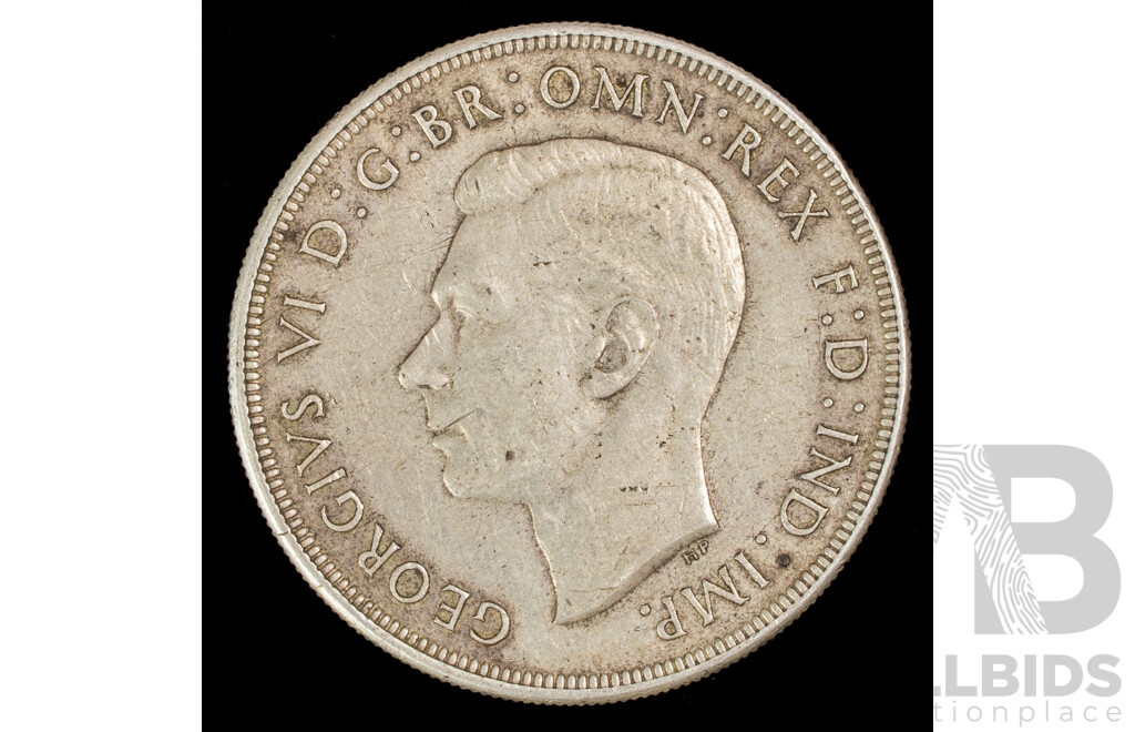 Australian 1937 KGVI Silver Crown .925