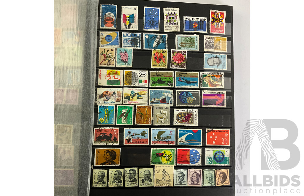 Album of Australian Stamps, Examples Spanning 1880's Prefederation Hand Cancel to 1989, Sets, Part Sets
