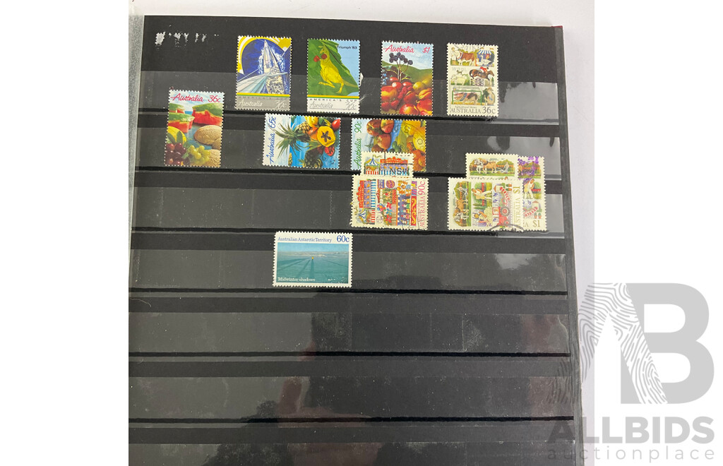 Album of Australian Stamps, Examples Spanning 1880's Prefederation Hand Cancel to 1989, Sets, Part Sets