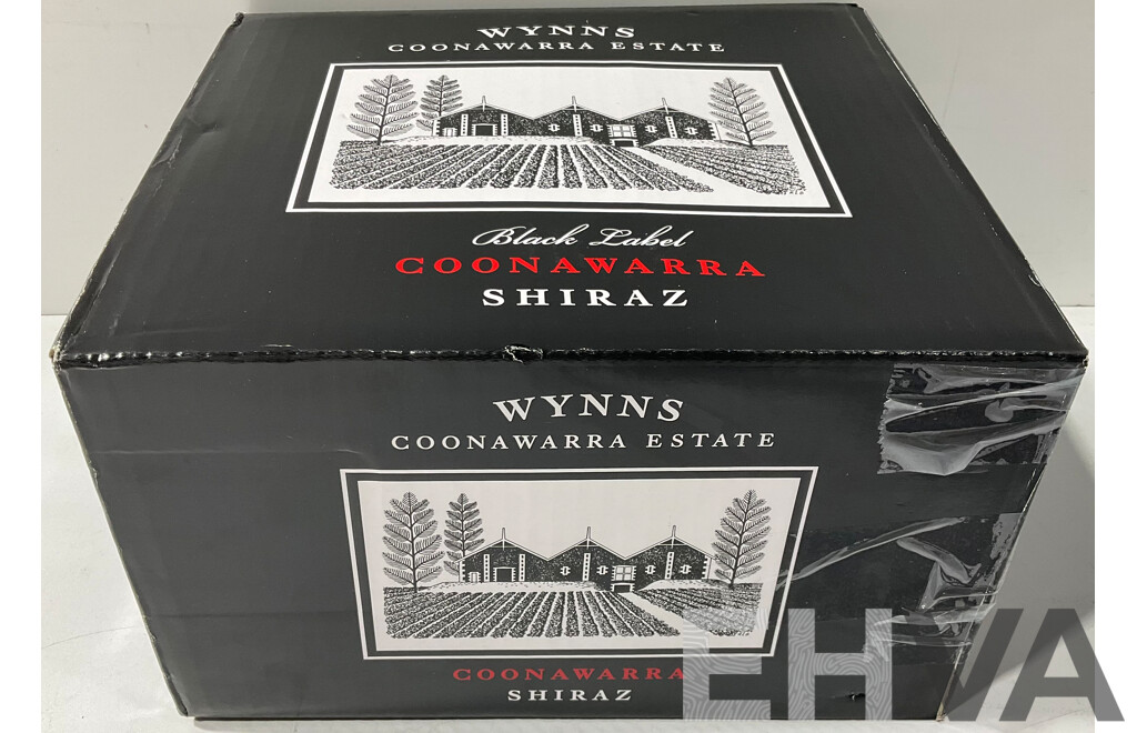 Box of Wynns Black Label Coonawarra Estate Shiraz 1984
