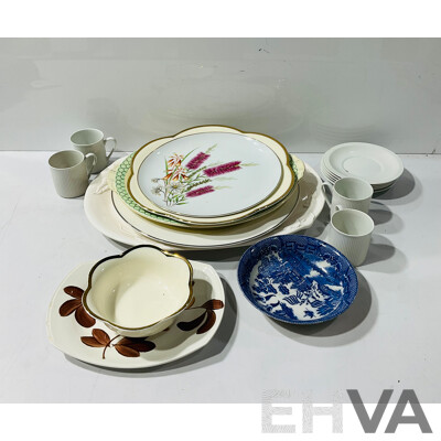 Collection Vintage and Other Ceramic INcluding Maxwell and Williams, Grindley, Set Four Thai Lindau Duos and More