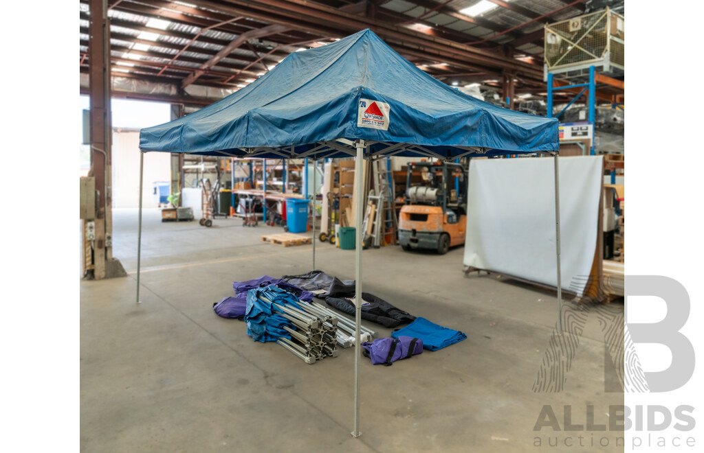 4.5m X 3.0m Quikshade Portable Pop Up Gazebo PRO -  Lot of Two