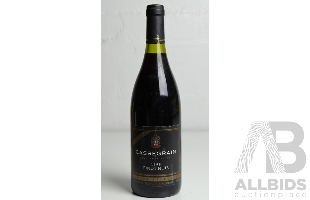 Cassegrain Cellar Selection Pinot Noir Vintage 1998