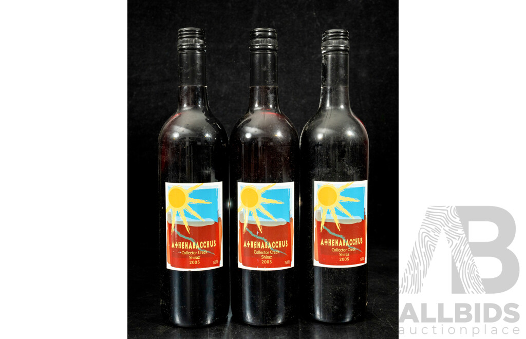 Athenabacchus Collectors Creek Shiraz X 3