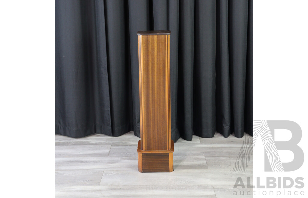 Veneered Art Deco Plinth