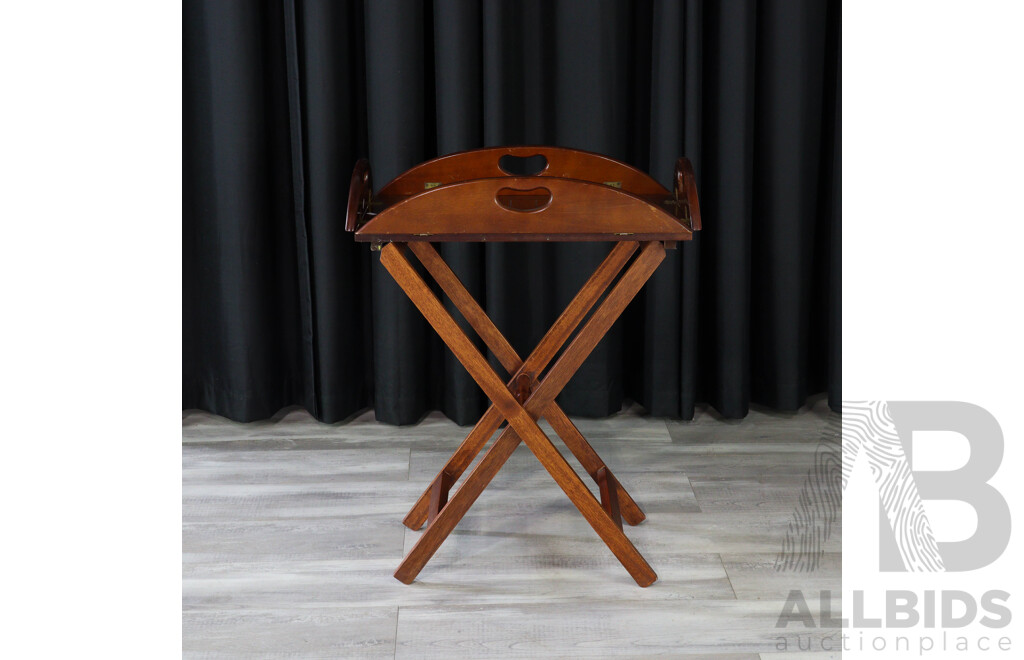 Antique British Mahogany Butler Table