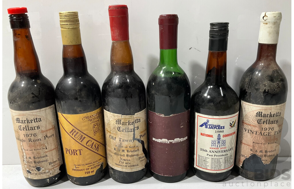 Various Lot of Six Port Wines