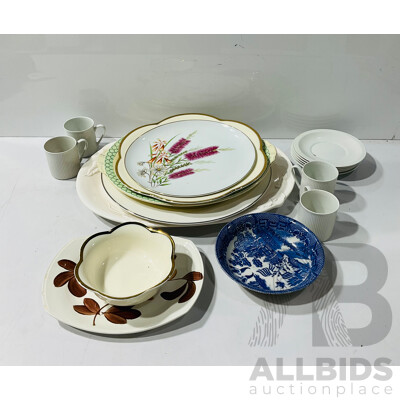 Collection Vintage and Other Ceramic INcluding Maxwell and Williams, Grindley, Set Four Thai Lindau Duos and More