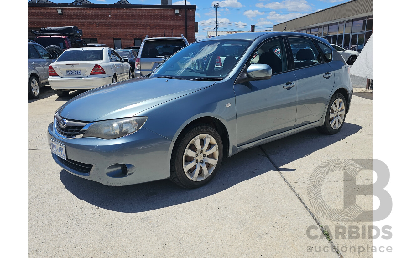 10/2008 Subaru Impreza R (awd) MY08 5d Hatchback Green 2.0L