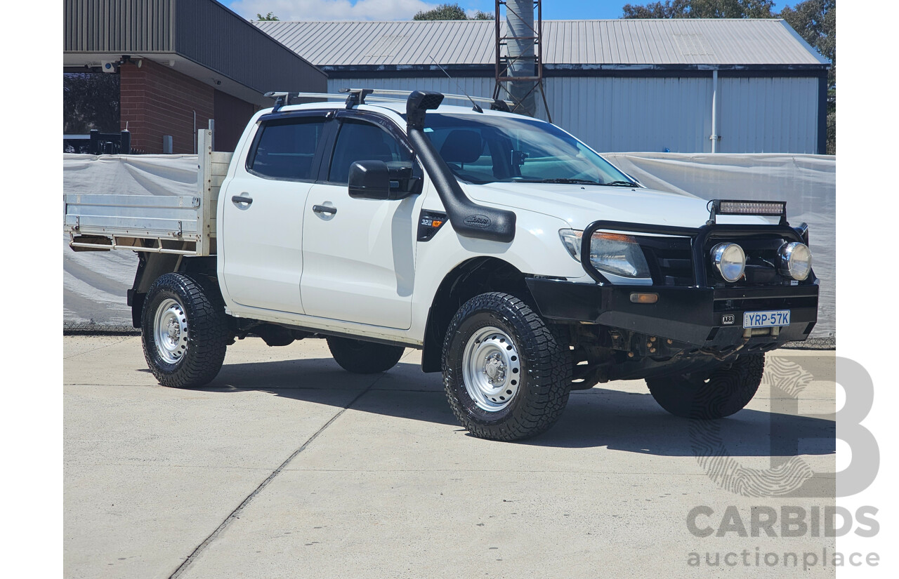 9/2011 Ford Ranger XL 3.2 (4x4) PX Super Cab Utility White 3.2L