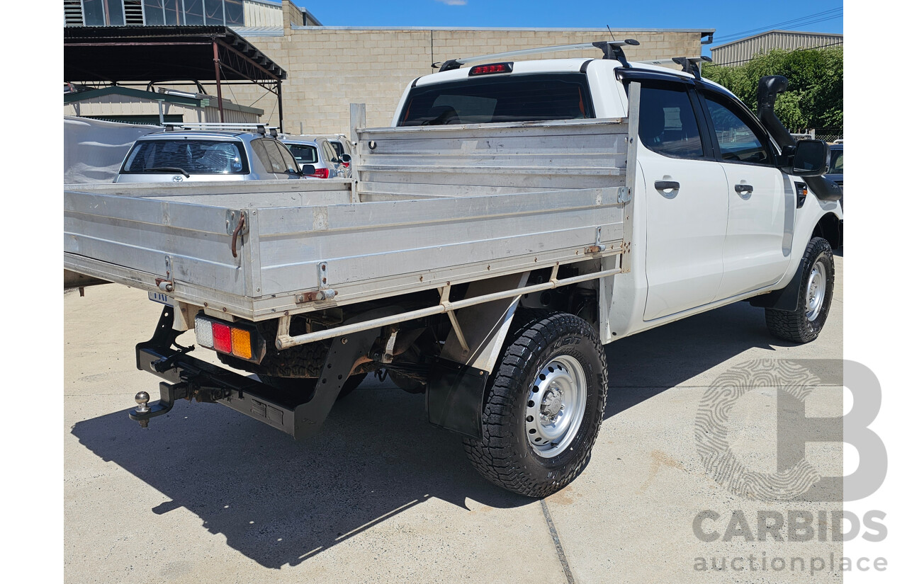 9/2011 Ford Ranger XL 3.2 (4x4) PX Crew Cab Pickup White 3.2L