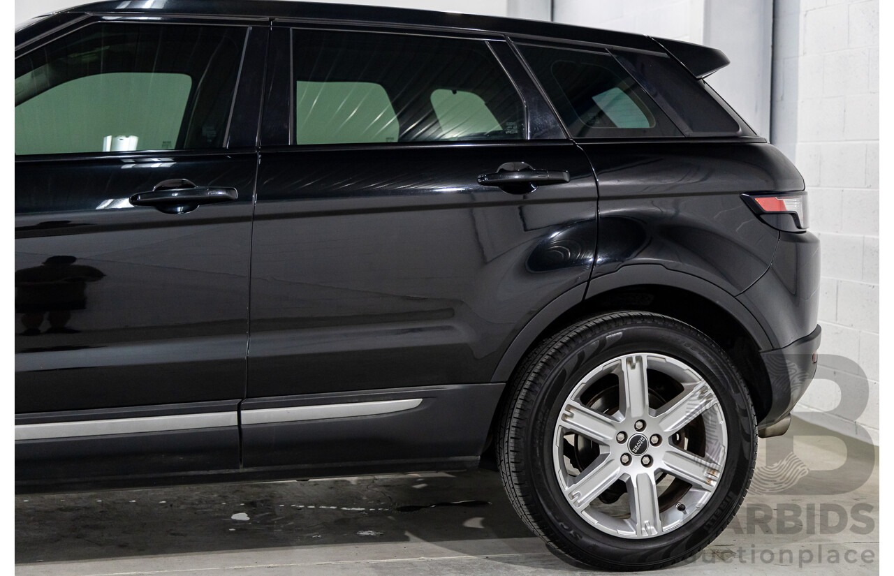 6/2012 Range Rover Evoque Si4 Pure LV 5d Wagon Santorini Black Metallic Turbo 2.0L