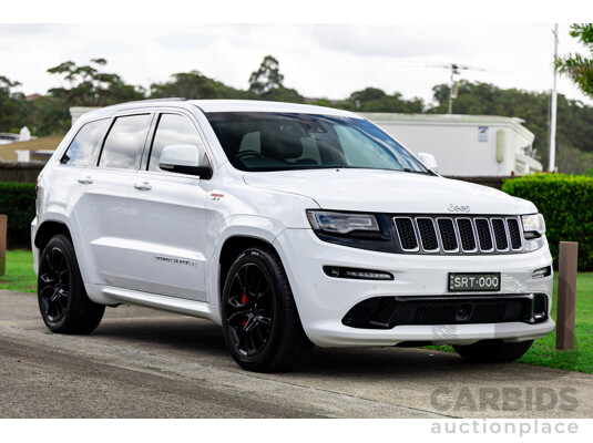 4/2014 Jeep Grand Cherokee SRT 8 (4x4) WK MY14 4d Wagon Bright White 6.4L