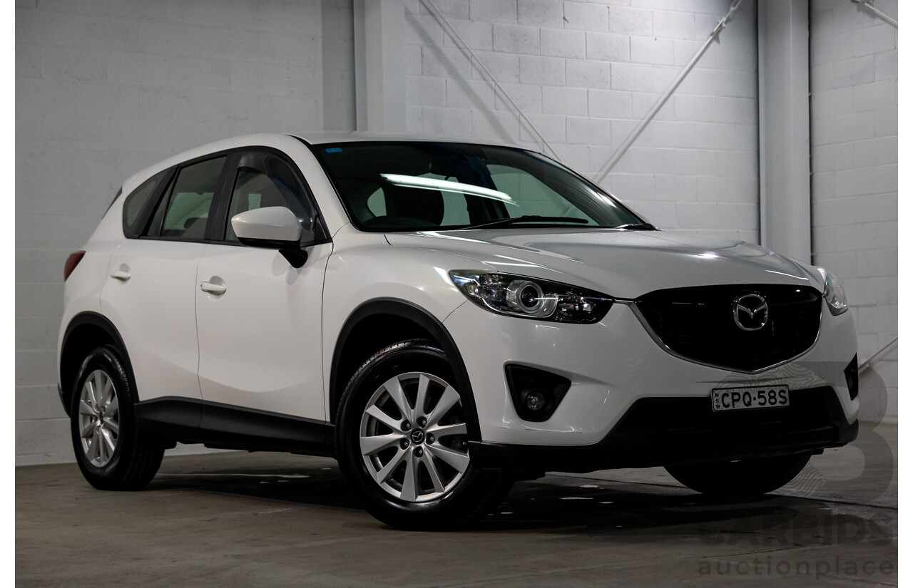 9/2013 Mazda Cx-5 Maxx Sport (4x4) MY13.5 4d Wagon Crystal White Pearl Turbo Diesel 2.2L