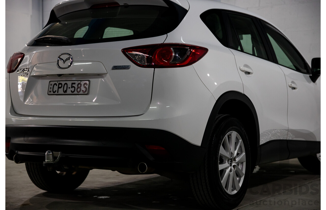 9/2013 Mazda Cx-5 Maxx Sport (4x4) MY13.5 4d Wagon Crystal White Pearl Turbo Diesel 2.2L