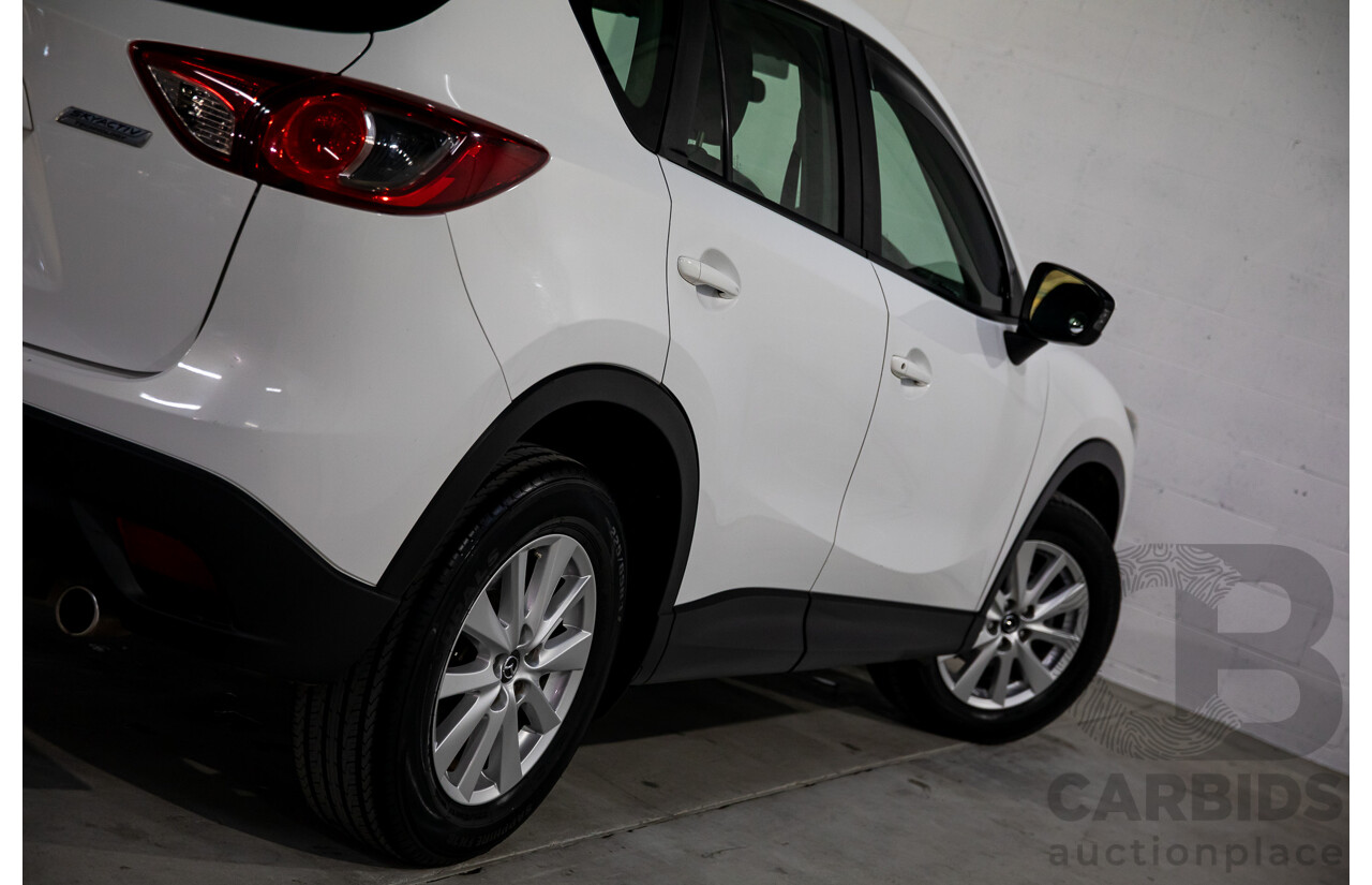 9/2013 Mazda Cx-5 Maxx Sport (4x4) MY13.5 4d Wagon Crystal White Pearl Turbo Diesel 2.2L