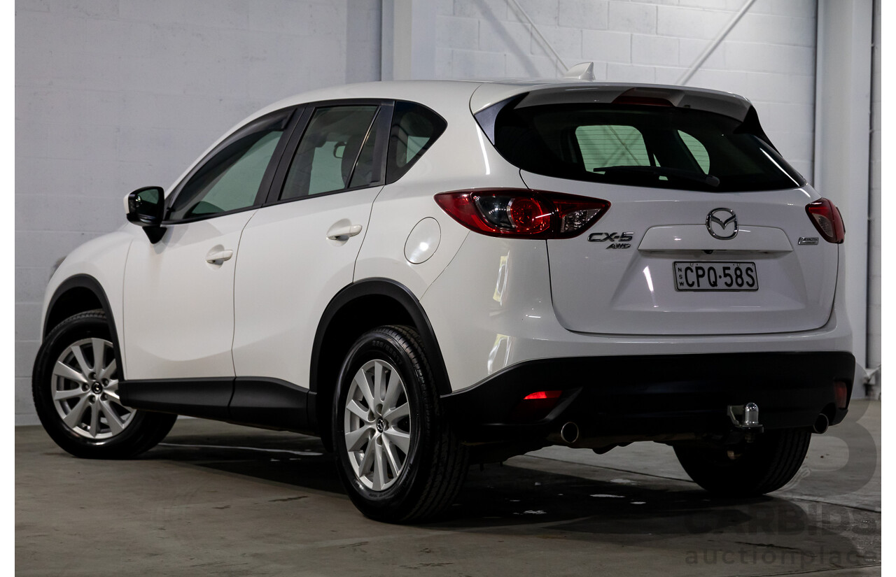 9/2013 Mazda Cx-5 Maxx Sport (4x4) MY13.5 4d Wagon Crystal White Pearl Turbo Diesel 2.2L