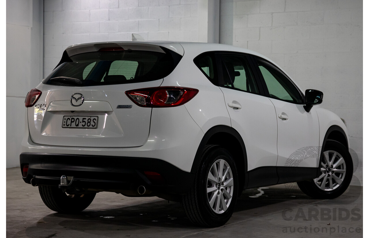 9/2013 Mazda Cx-5 Maxx Sport (4x4) MY13.5 4d Wagon Crystal White Pearl Turbo Diesel 2.2L