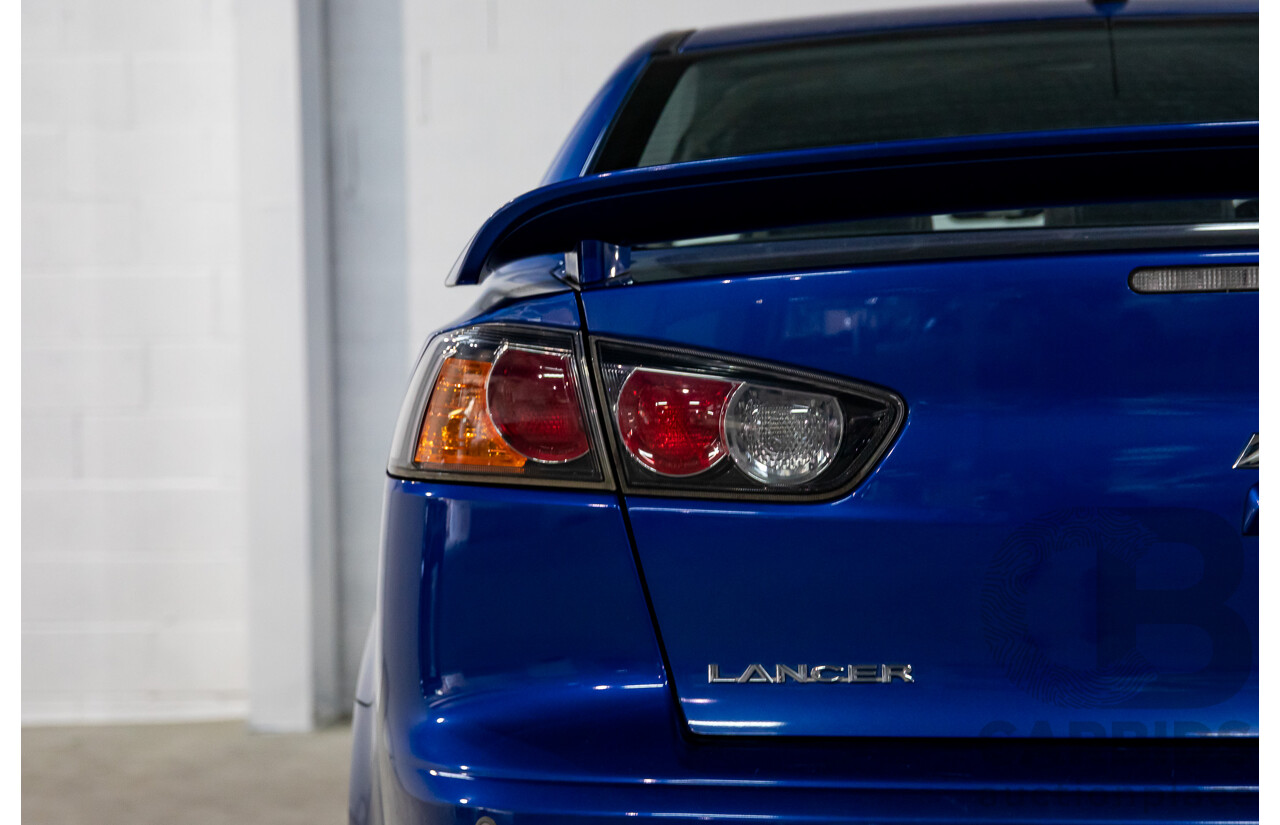 2/2012 Mitsubishi Lancer Platinum Edition CJ MY12 4d Sedan Lightning Blue Pearl 2.0L