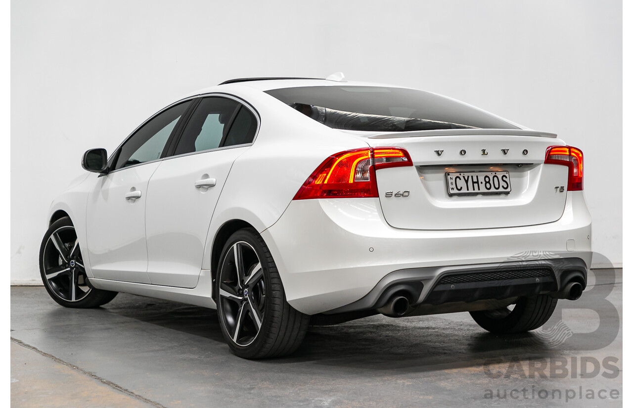 3/2015 Volvo S60 T5 R-Design F MY15 4d Sedan Pearl White Turbo 2.0L