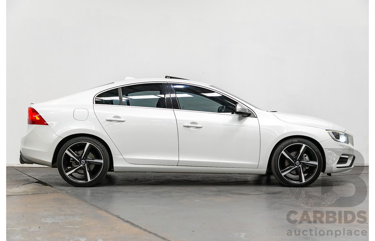 3/2015 Volvo S60 T5 R-Design F MY15 4d Sedan Pearl White Turbo 2.0L