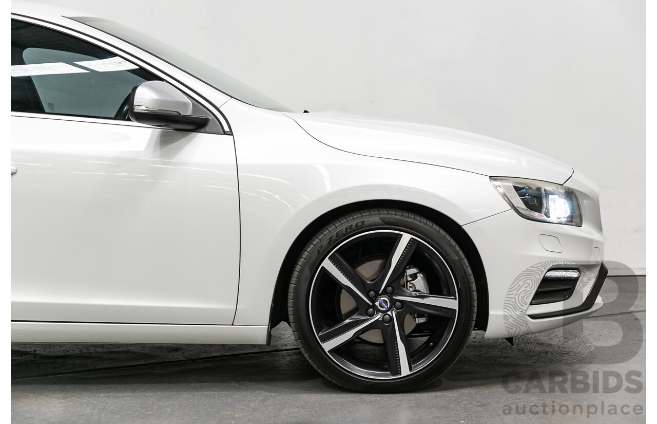 3/2015 Volvo S60 T5 R-Design F MY15 4d Sedan Pearl White Turbo 2.0L