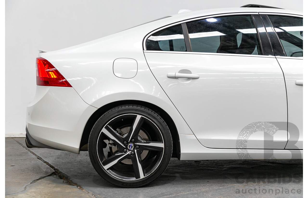 3/2015 Volvo S60 T5 R-Design F MY15 4d Sedan Pearl White Turbo 2.0L