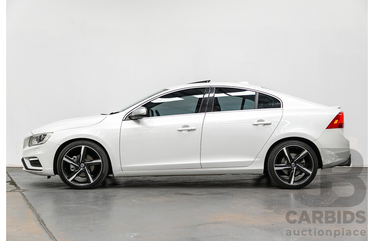 3/2015 Volvo S60 T5 R-Design F MY15 4d Sedan Pearl White Turbo 2.0L