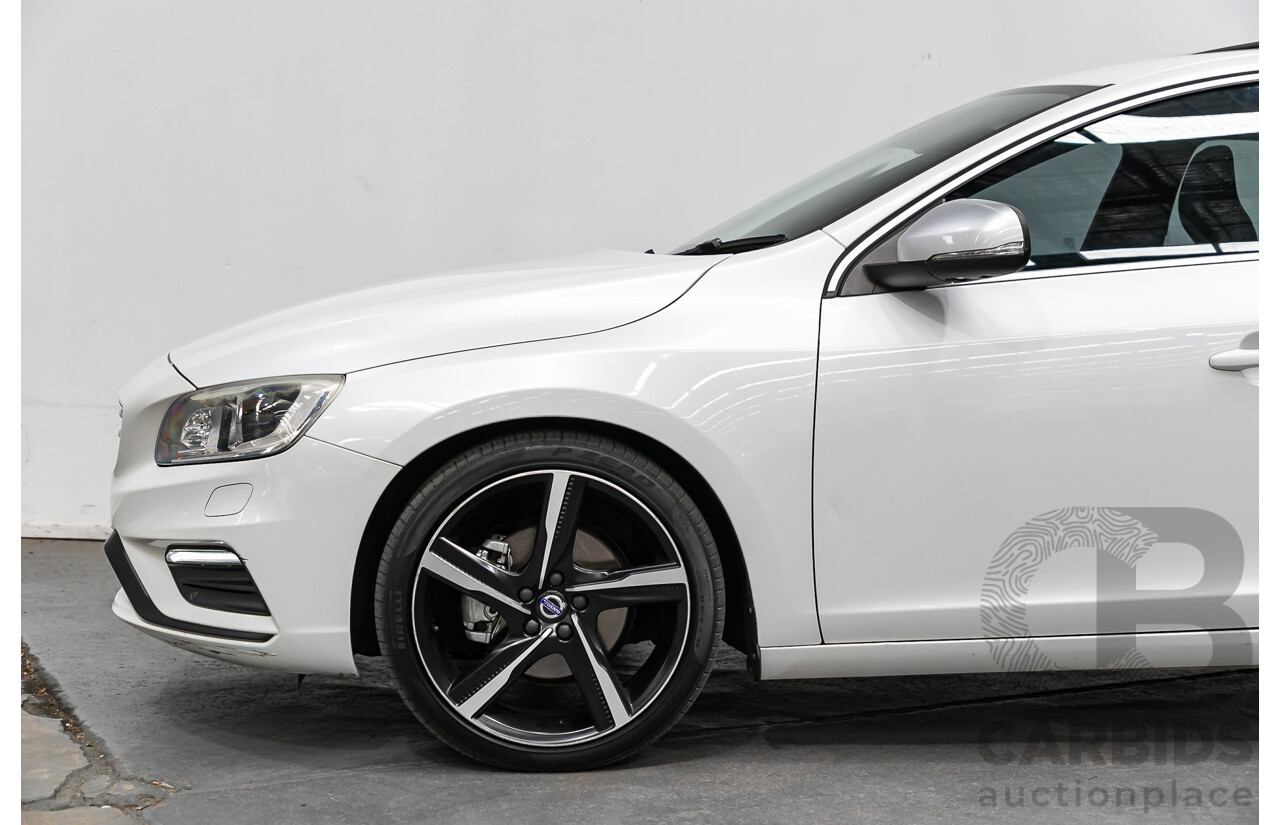 3/2015 Volvo S60 T5 R-Design F MY15 4d Sedan Pearl White Turbo 2.0L