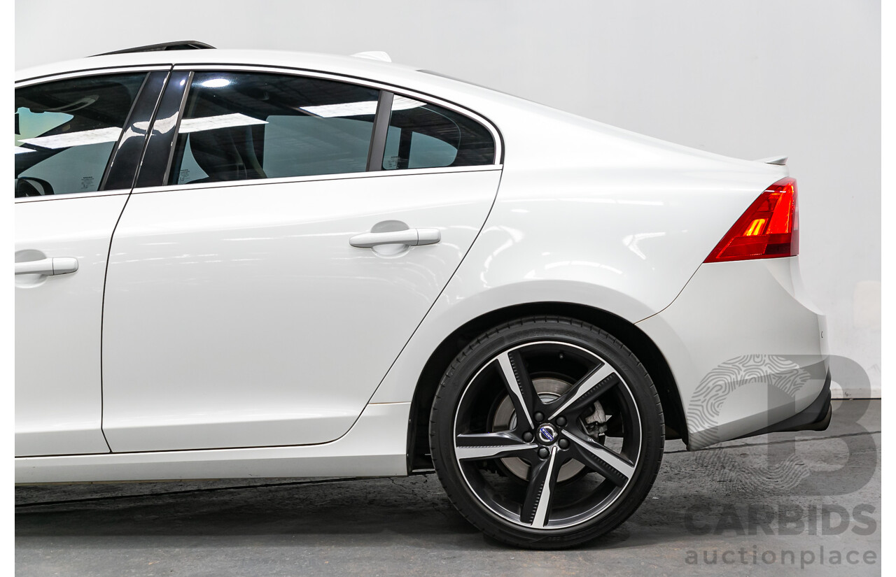 3/2015 Volvo S60 T5 R-Design F MY15 4d Sedan Pearl White Turbo 2.0L