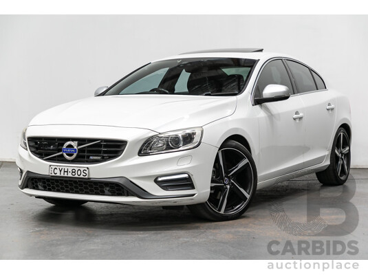 3/2015 Volvo S60 T5 R-Design F MY15 4d Sedan Pearl White Turbo 2.0L