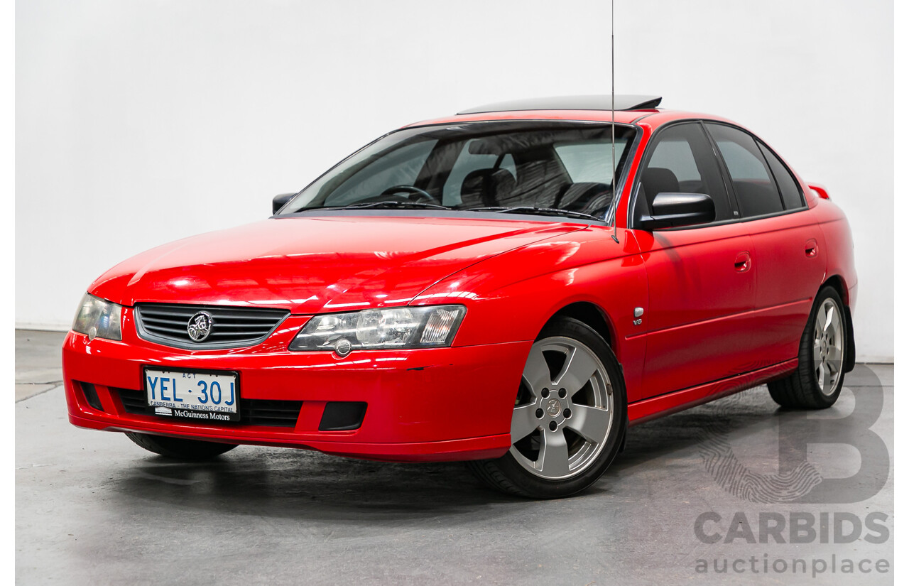 5/2003 Holden Commodore SV8 VY 4d Sedan Sting Red V8 5.7L