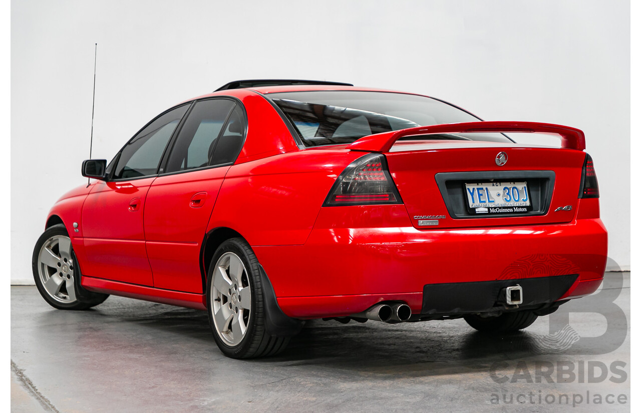 5/2003 Holden Commodore SV8 VY 4d Sedan Sting Red V8 5.7L