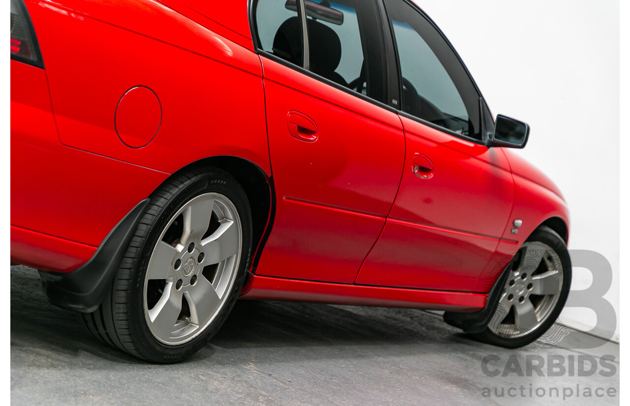 5/2003 Holden Commodore SV8 VY 4d Sedan Sting Red V8 5.7L