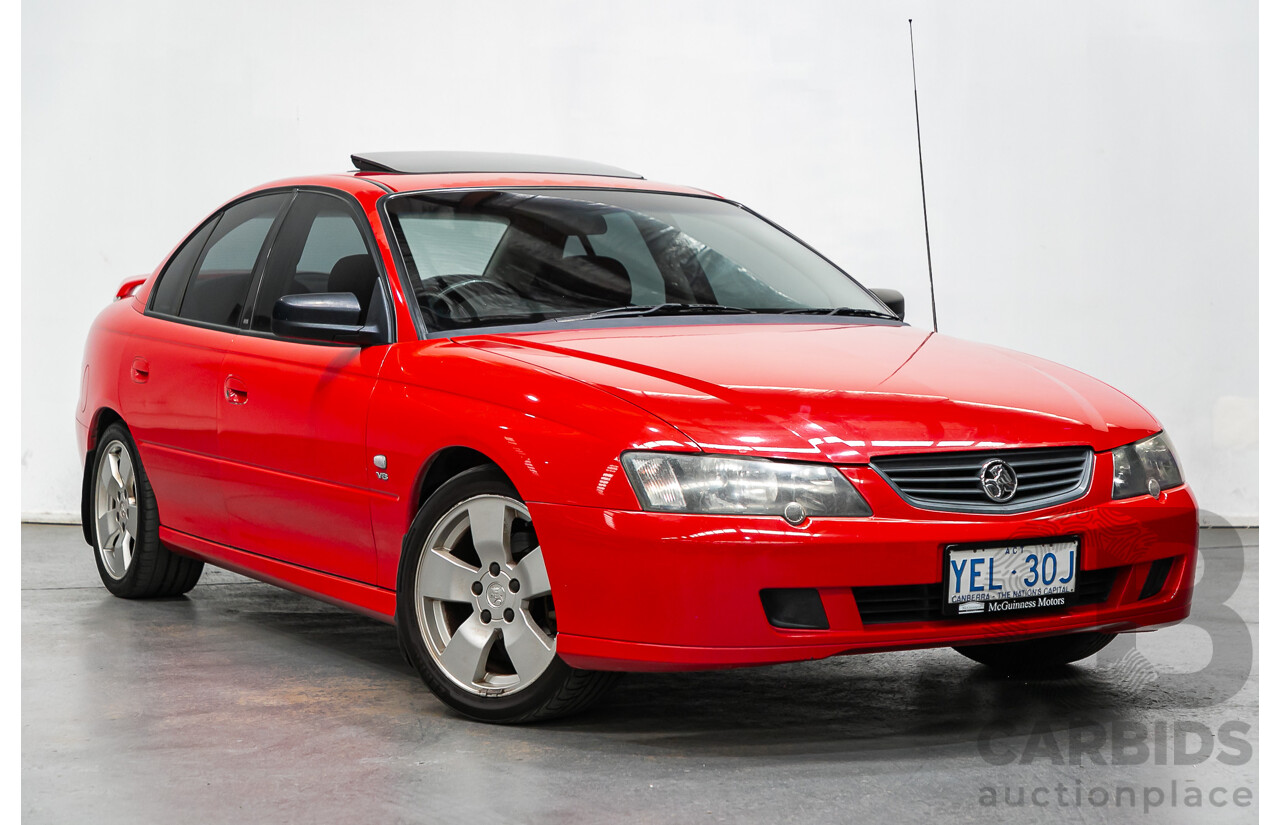 5/2003 Holden Commodore SV8 VY 4d Sedan Sting Red V8 5.7L