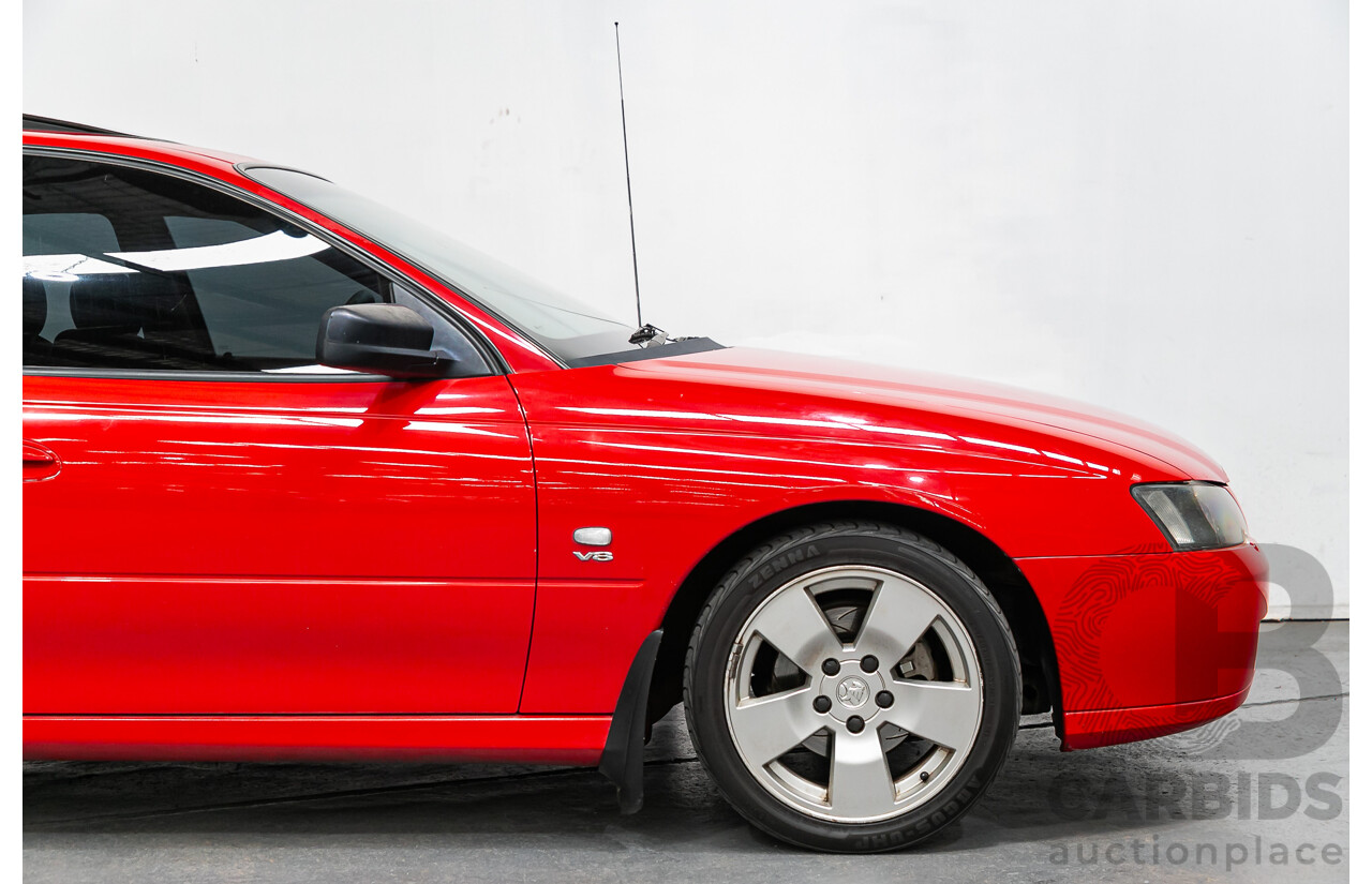 5/2003 Holden Commodore SV8 VY 4d Sedan Sting Red V8 5.7L