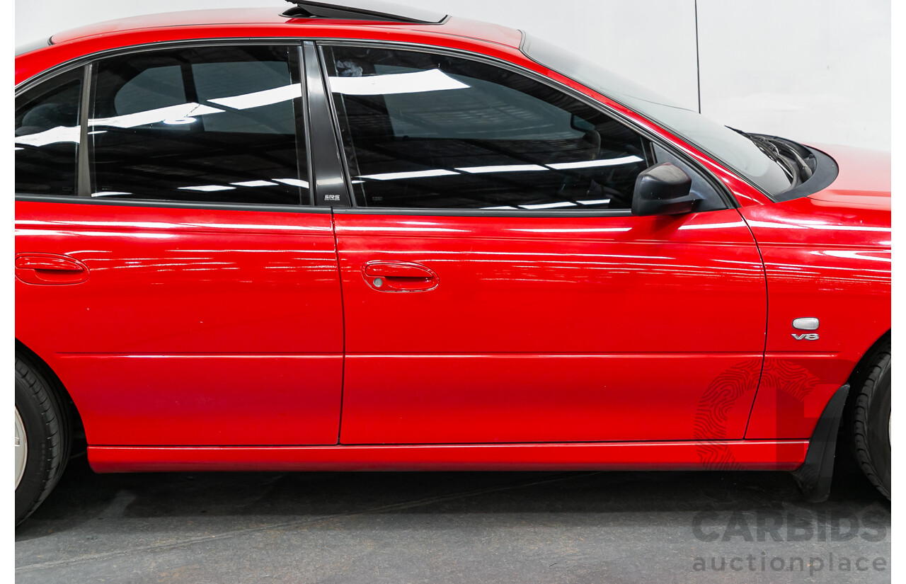 5/2003 Holden Commodore SV8 VY 4d Sedan Sting Red V8 5.7L