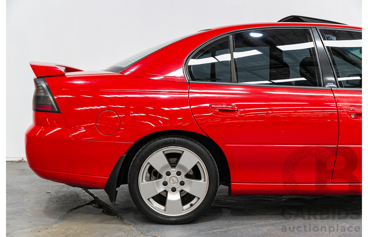 5/2003 Holden Commodore SV8 VY 4d Sedan Sting Red V8 5.7L