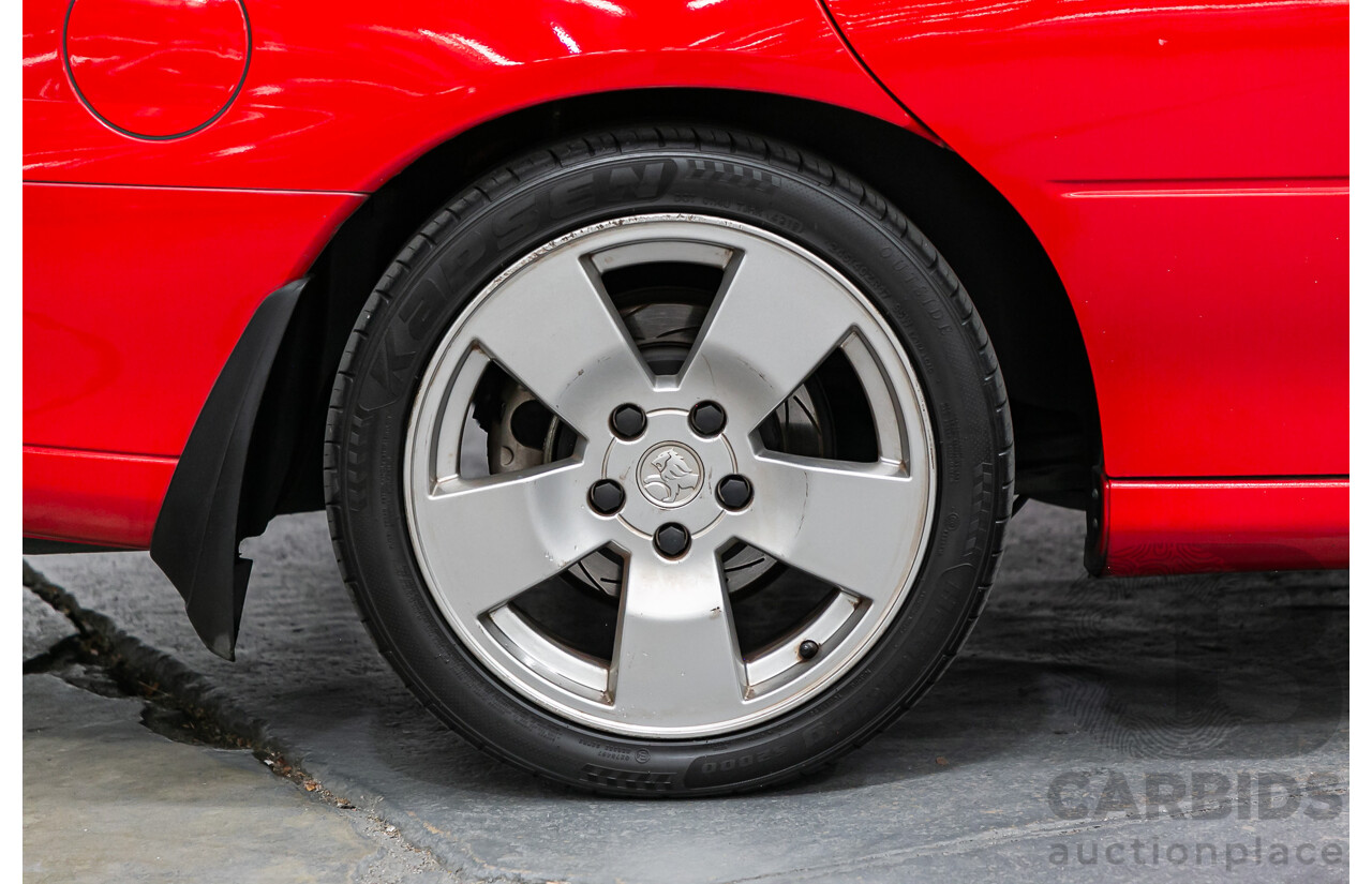 5/2003 Holden Commodore SV8 VY 4d Sedan Sting Red V8 5.7L