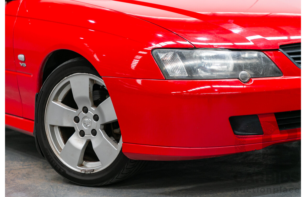 5/2003 Holden Commodore SV8 VY 4d Sedan Sting Red V8 5.7L