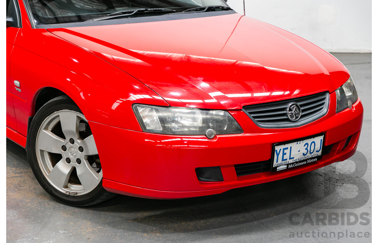 5/2003 Holden Commodore SV8 VY 4d Sedan Sting Red V8 5.7L